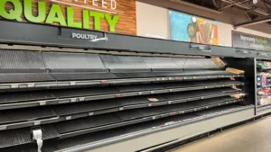Grocery Stores Struggle with Stock Shortages Amid Ongoing Freezing Temperatures