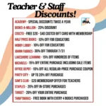 Teachers & School Staff: Don’t Miss these Discounts Available Now